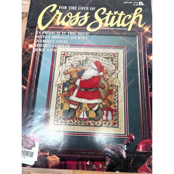 Cross Stitch Charts Santas Moonlit Journey & Angel Patterns - Picture 3 of 5